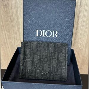 Dior wallet with money clip